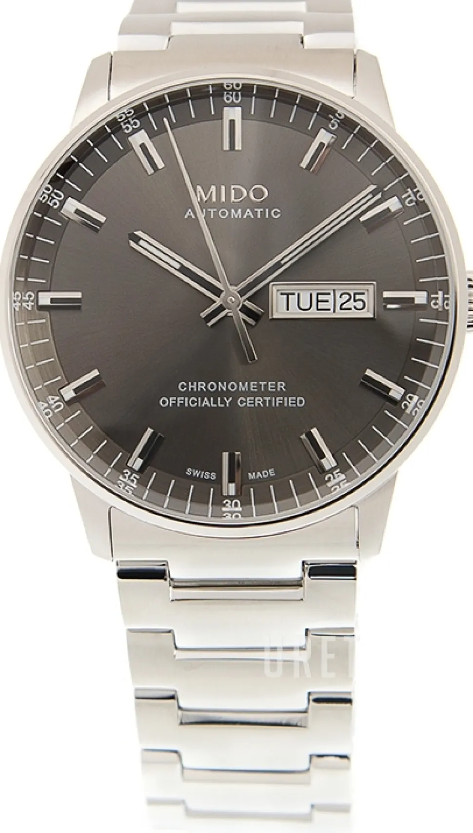 Commander Grå/Stål Ø40 mm