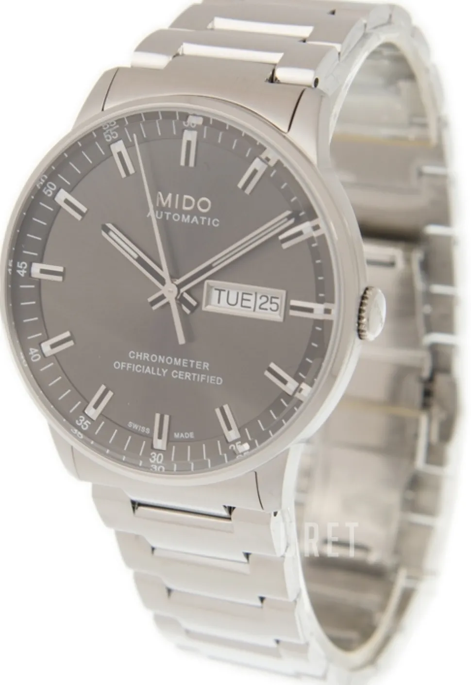 Commander Grå/Stål Ø40 mm