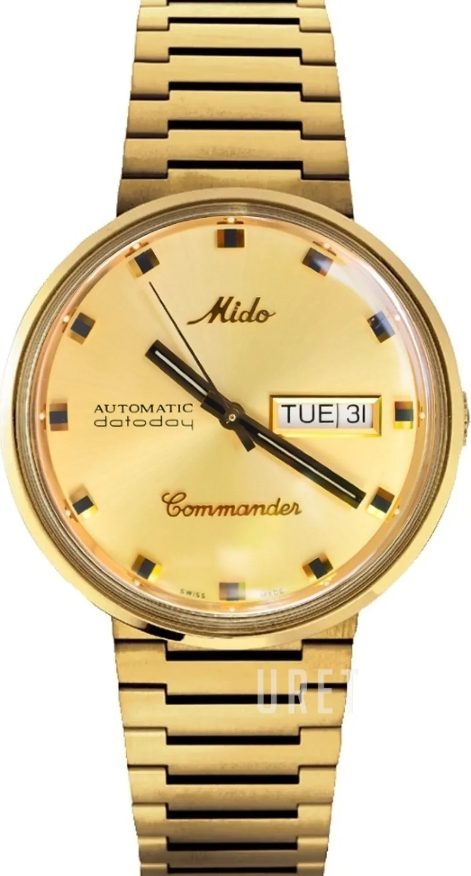 Commander Guld/Gulguldtonat stål Ø37 mm