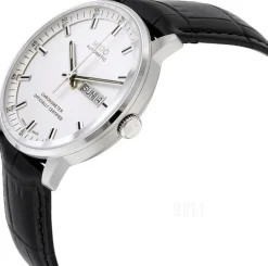 Commander Silverfärgad/Läder Ø40 mm