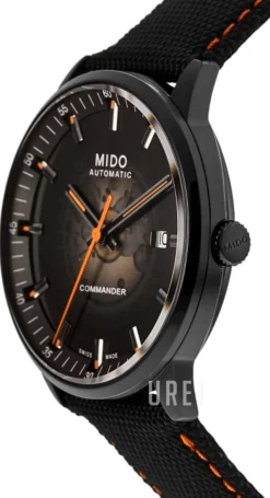 Commander Svart/Läder Ø40 mm