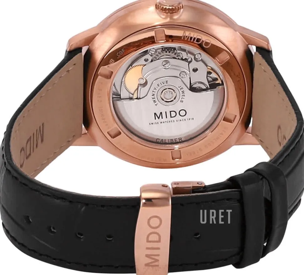 Commander Svart/Läder Ø40 mm