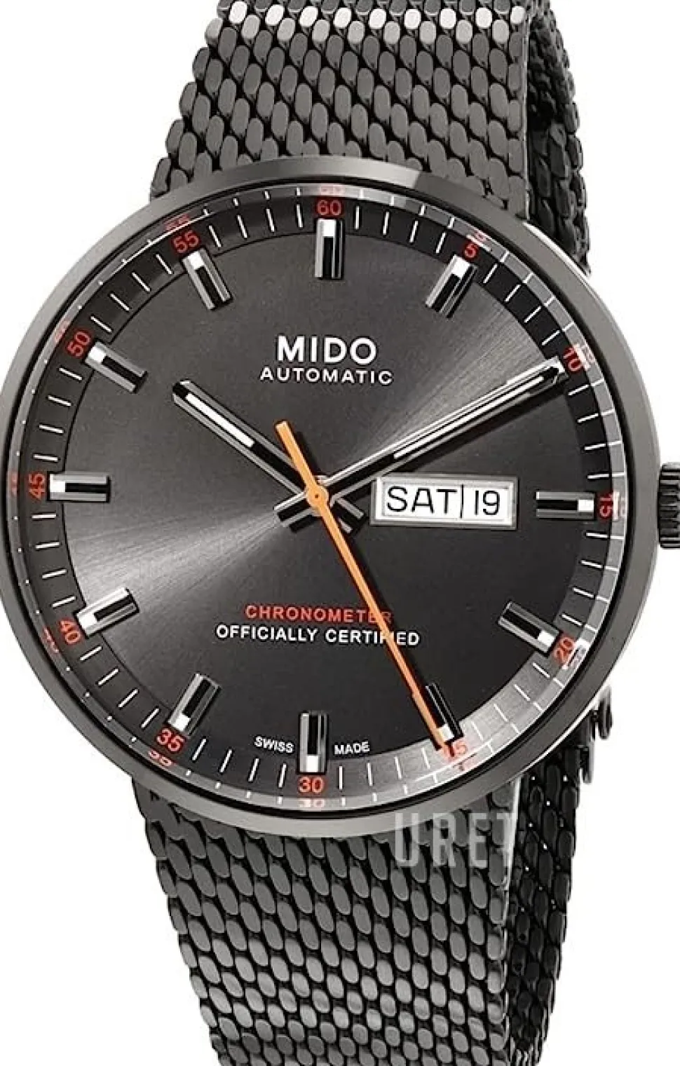 Commander Svart/Stål Ø42 mm