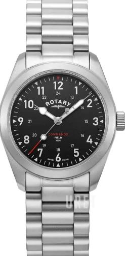 Commando Svart/Stål Ø37 mm