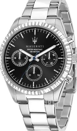 Competizione Svart/Stål Ø43 mm