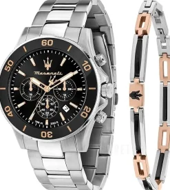 Competizione Svart/Stål Ø43 mm