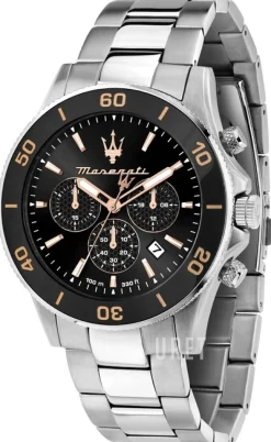 Competizione Svart/Stål Ø43 mm