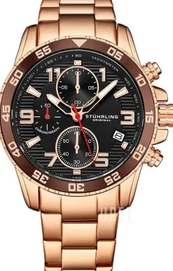 Concorso Svart/Roséguldstonat stål Ø40 mm