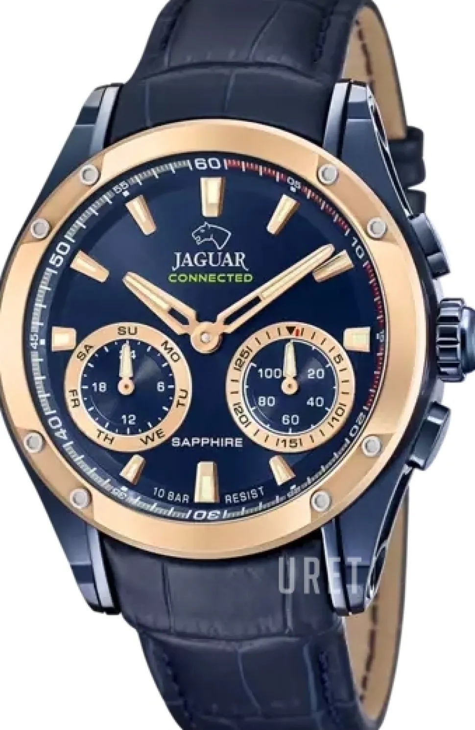 Connected Blå/Läder Ø45 mm