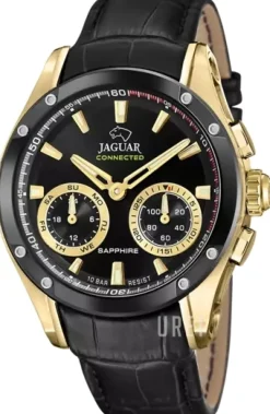 Connected Svart/Läder Ø45 mm