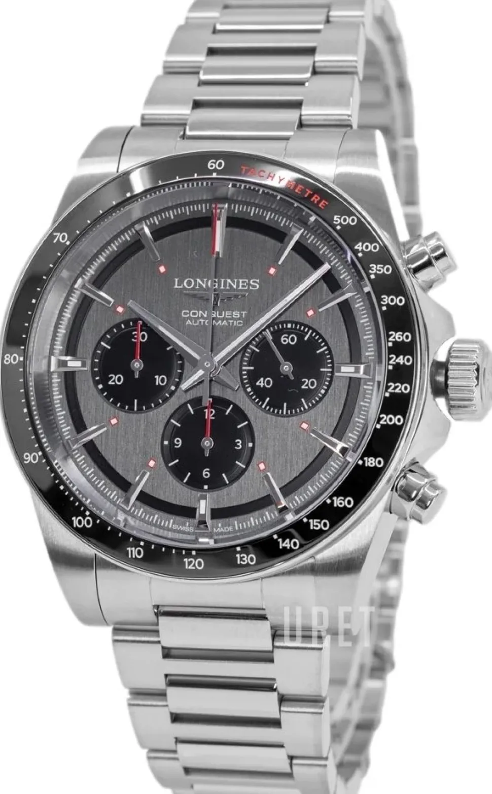 Conquest Chrono Ski Edition Grå/Stål Ø42 mm