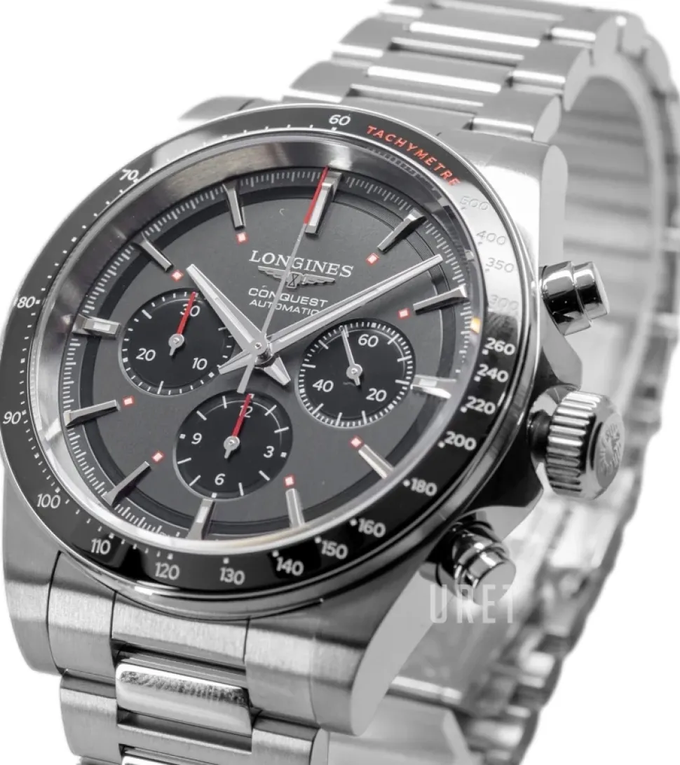 Conquest Chrono Ski Edition Grå/Stål Ø42 mm