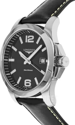 Conquest Svart/Läder Ø41 mm