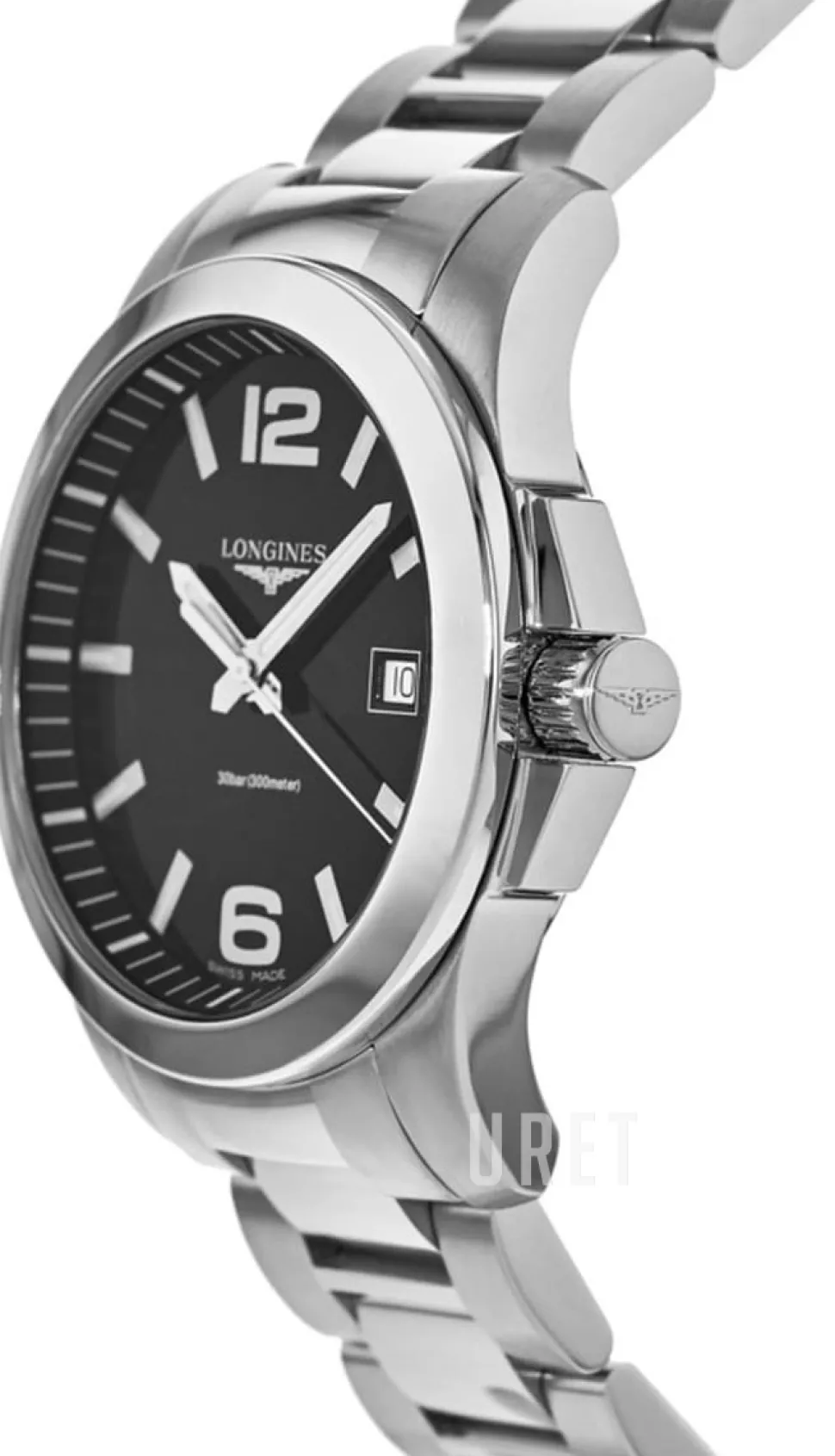 Conquest Svart/Stål Ø39 mm