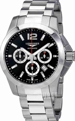 Conquest Svart/Stål Ø44 mm