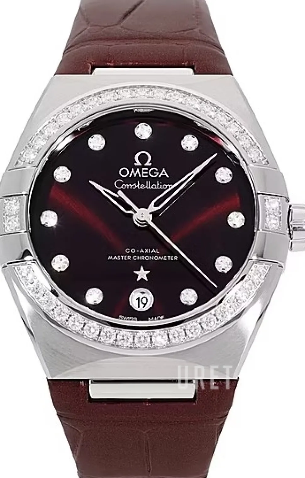 Constellation Chronometer Röd/Läder Ø36 mm