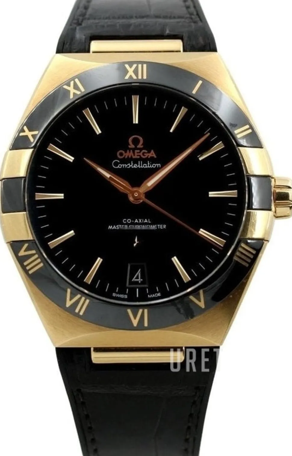 Constellation Co-Axial 41 Mm Svart/Gummi Ø41 mm