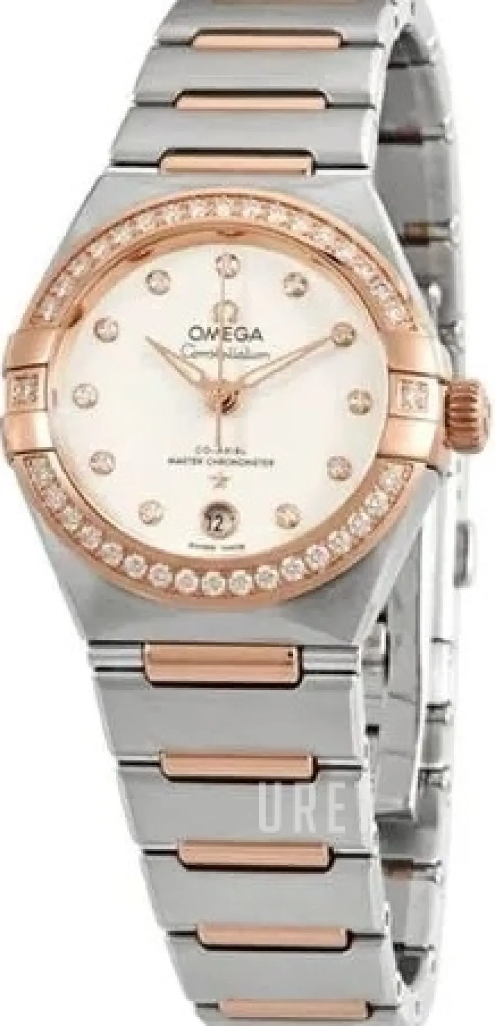 Constellation Co-Axial 39 Mm Silverfärgad/18 karat roséguld Ø39 mm