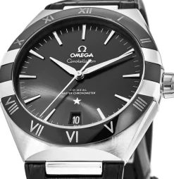 Constellation Co-Axial 41 Mm Svart/Gummi Ø41 mm