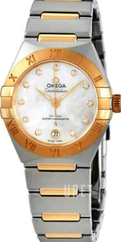 Constellation Co-Axial 29Mm Vit/18 karat gult guld Ø29 mm