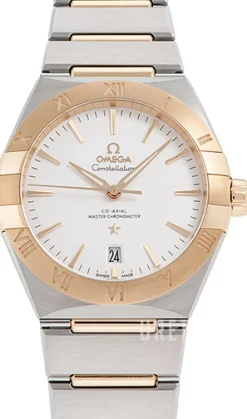 Constellation Co-Axial 39Mm Silverfärgad/18 karat gult guld Ø39 mm