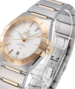 Constellation Co-Axial 39Mm Silverfärgad/18 karat gult guld Ø39 mm