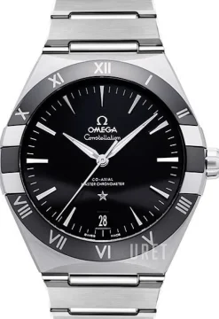 Constellation Co-Axial 41Mm Svart/Stål Ø41 mm