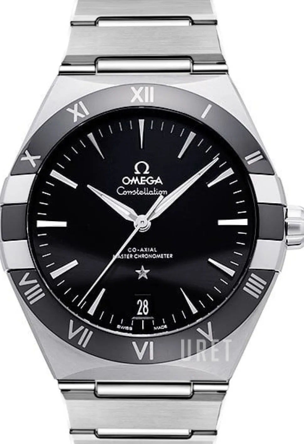 Constellation Co-Axial 41Mm Svart/Stål Ø41 mm