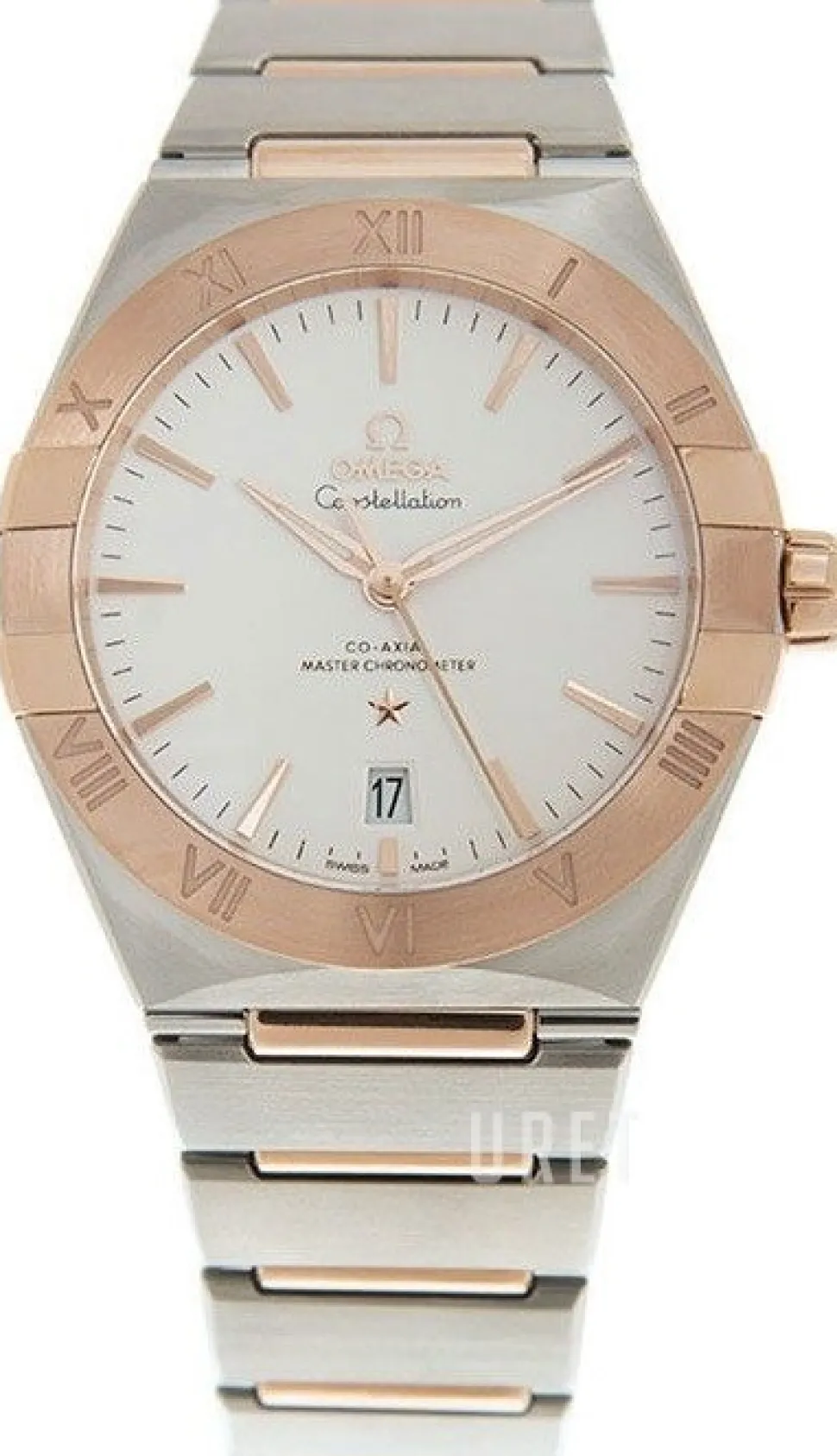 Constellation Co-Axial 39Mm Silverfärgad/18 karat roséguld Ø39 mm