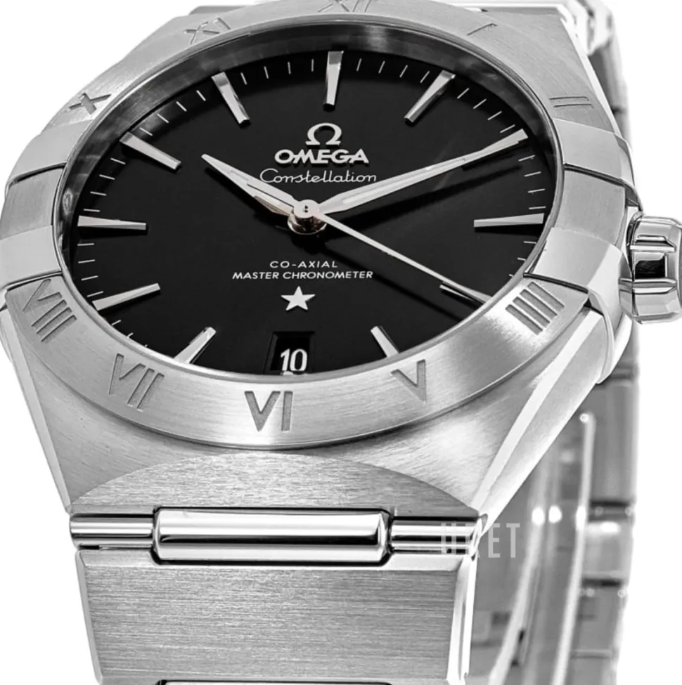 Constellation Co-Axial 39Mm Svart/Stål Ø39 mm