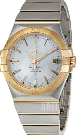 Constellation Co-Axial 35mm Silverfärgad/18 karat roséguld Ø35 mm