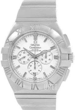 Constellation Double Eagle Chrono Vit/Stål Ø41 mm