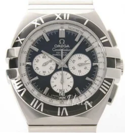 Constellation Double Eagle Chrono Svart/Stål Ø41 mm