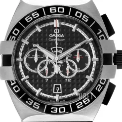 Constellation Double Eagle Chrono Svart/Gummi Ø44 mm