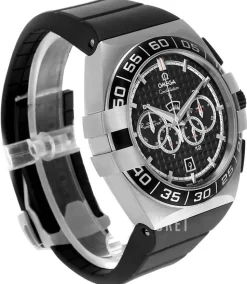 Constellation Double Eagle Chrono Svart/Gummi Ø44 mm