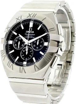 Constellation Double Eagle Chrono Svart/Stål Ø41 mm