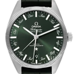 Constellation Globemaster Grön/Läder Ø41 mm