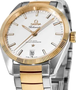 Constellation Globemaster Co-Axial Chronometer 39mm Silverfärgad/18 karat gult guld Ø39 mm