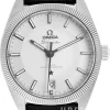 Constellation Globemaster Co-Axial Chronometer 39mm Silverfärgad/Läder Ø39 mm