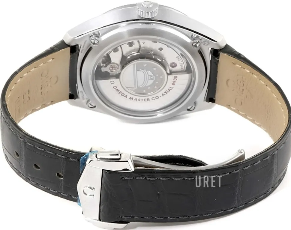 Constellation Globemaster Co-Axial Chronometer 39mm Silverfärgad/Läder Ø39 mm