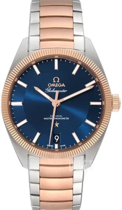 Constellation Globemaster Co-Axial Chronometer 39mm Blå/18 karat roséguld Ø39 mm