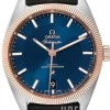 Constellation Globemaster Co-Axial Chronometer 39mm Blå/Läder Ø39 mm