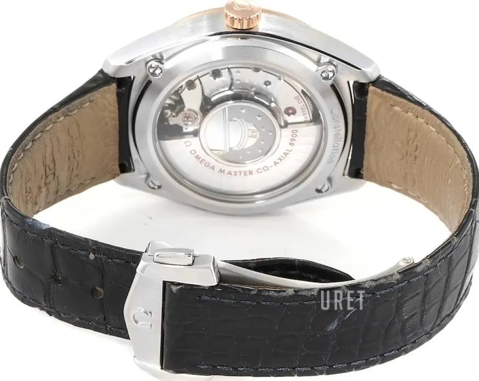 Constellation Globemaster Co-Axial Chronometer 39mm Blå/Läder Ø39 mm