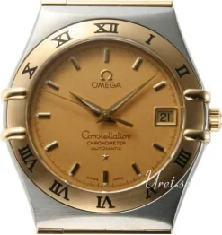 Constellation Herr Gulguldstonad/18 karat gult guld Ø35 mm