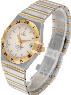 Constellation Herr Vit/18 karat gult guld Ø35 mm