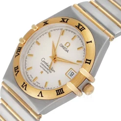 Constellation Herr Vit/18 karat gult guld Ø35 mm