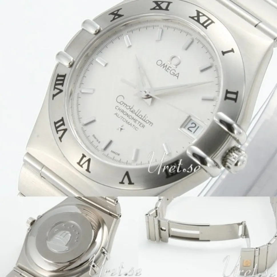 Constellation Herr Vit/Stål Ø36 mm