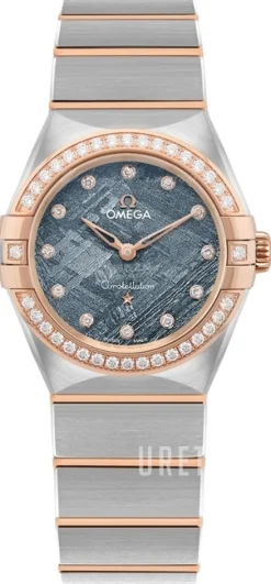 Constellation Quartz 28mm Blå/18 karat gult guld Ø28 mm