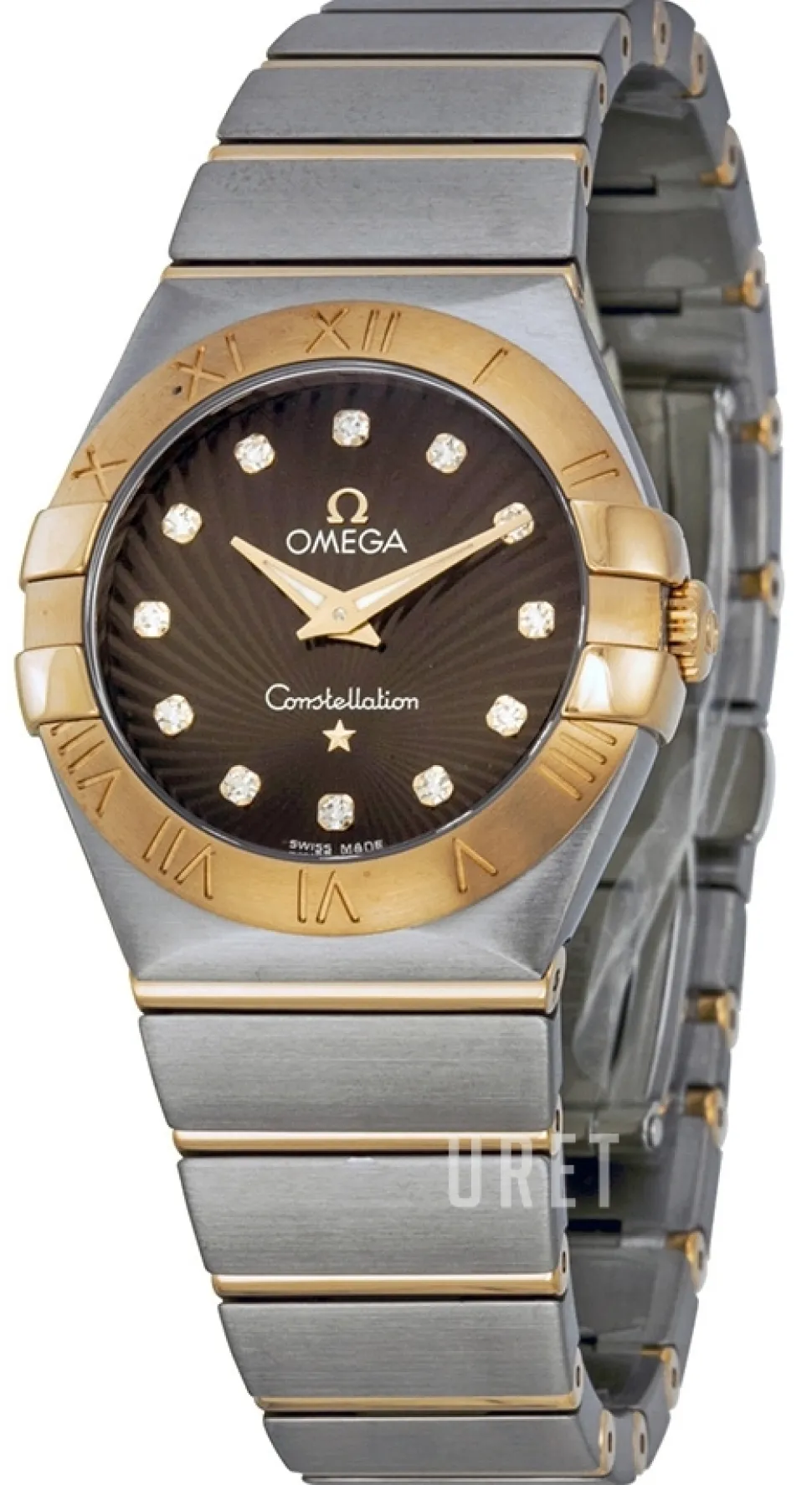 Constellation Quartz 27mm Brun/18 karat roséguld Ø27 mm