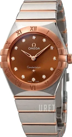 Constellation Quartz 28Mm Brun/18 karat roséguld Ø28 mm